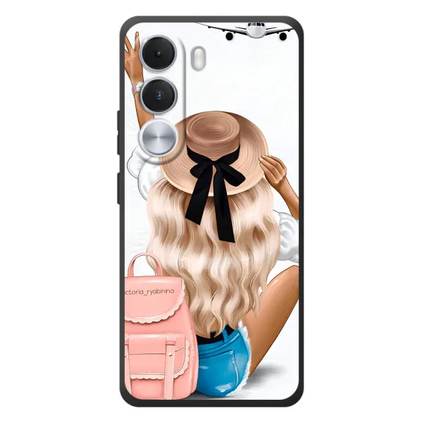 Чехол с принтом «Путешествие» для Realme C100i