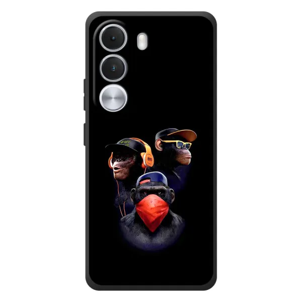 Чехол с принтом «Три обезьяны» для Realme C100i