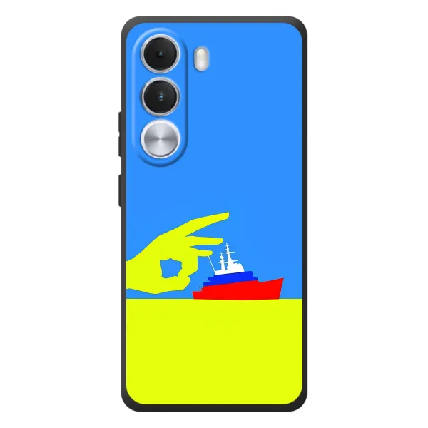 Чехол с принтом «Щелбан кораблю» для Realme C100i Чехол с принтом «Щелбан кораблю» для Realme C100i