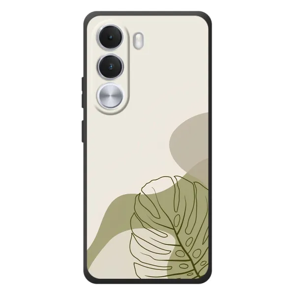 Чехол с принтом «Зеленая монстера дизайн» для Realme C100i