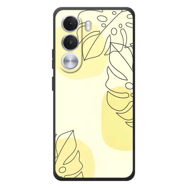 Чехол с принтом «Желтая монстера арт» для Realme C100i