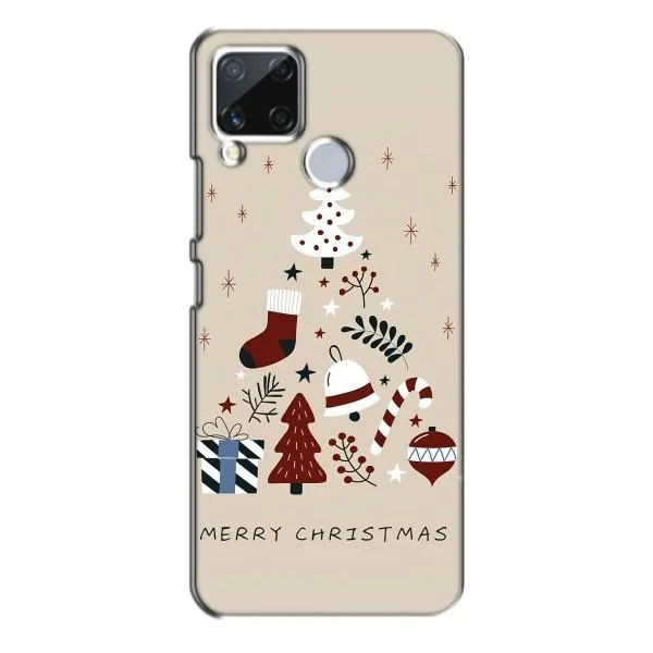 Чехол с принтом «Merry Christmas» для Realme C15