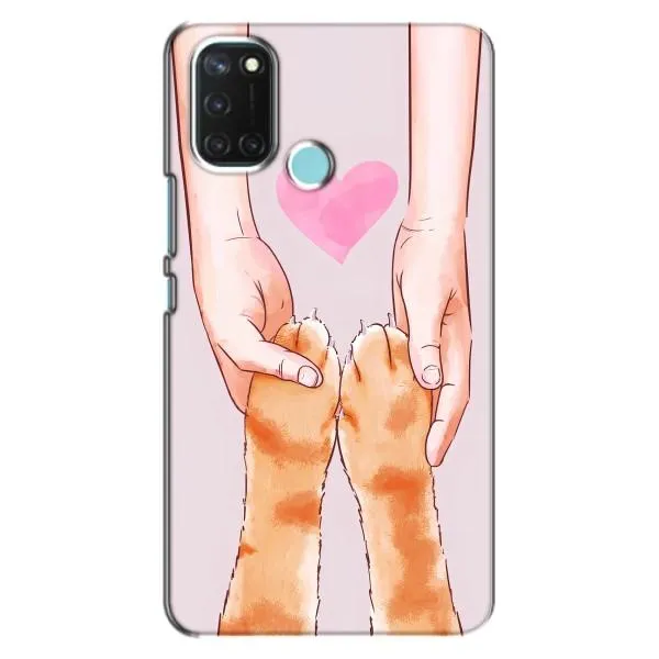 Чехол с принтом «Любовь к котикам» для Realme C17