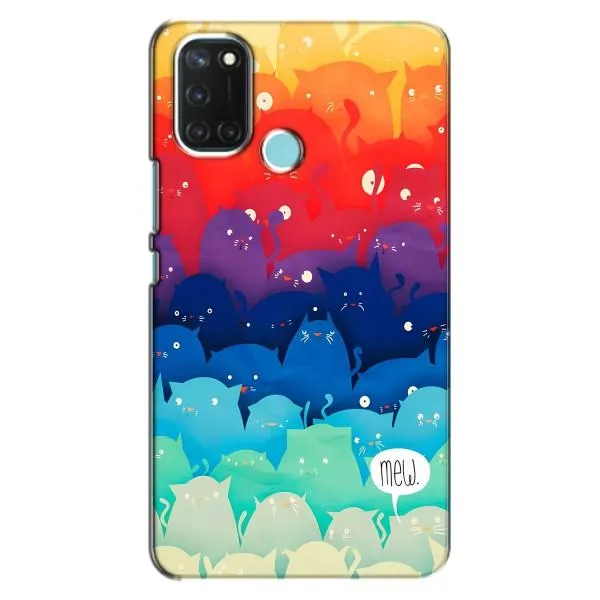 Чехол с принтом «Mew» для Realme C17