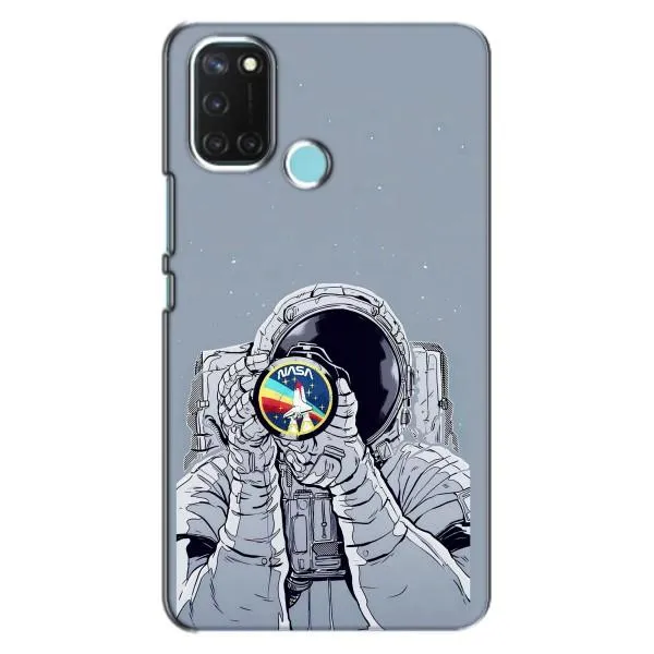 Чехол с принтом «Космонавт фото» для Realme C17 Чехол с принтом «Космонавт фото» для Realme C17