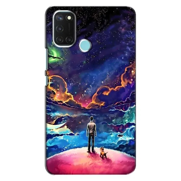 Чехол с принтом «Галактический вид» для Realme C17
