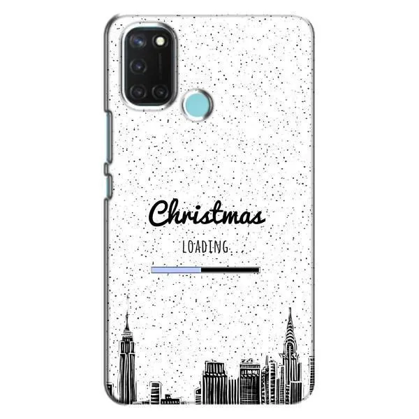 Чехол с принтом «Рождество загружается» для Realme C17