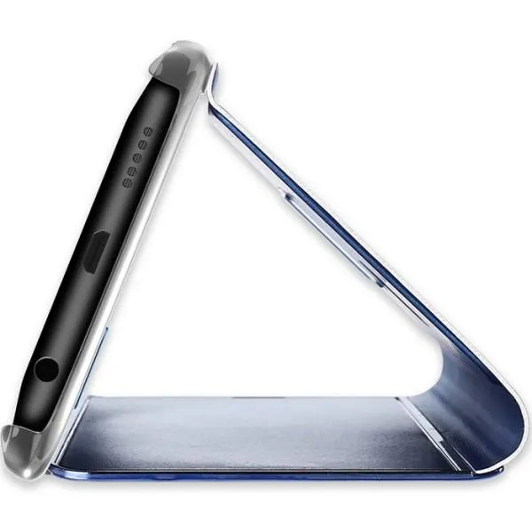Чехол-книжка Clear View Standing Cover для Realme C2 — Синий — фото 4