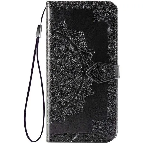 Кожаный чехол (книжка) Art Case с визитницей для Realme C2 — Черный — фото 1 Кожаный чехол (книжка) Art Case с визитницей для Realme C2 — Черный — фото 1