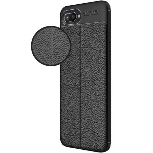 TPU чехол фактурный (с имитацией кожи) для Realme C2 — фото 2 TPU чехол фактурный (с имитацией кожи) для Realme C2 — фото 2