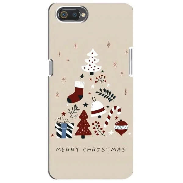 Чехол с принтом «Merry Christmas» для Realme C2 Чехол с принтом «Merry Christmas» для Realme C2