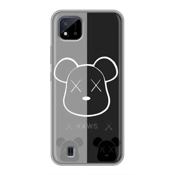 Чехол с принтом «БеарБрик глаза» для Realme C11 (2021) / C20