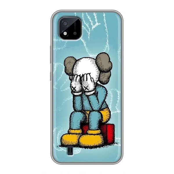 Чехол с принтом «Плач Bearbrick» для Realme C11 (2021) / C20