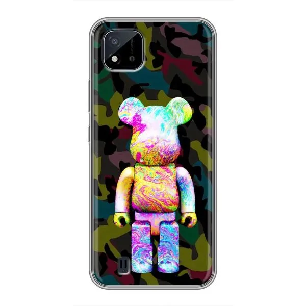 Чехол с принтом «Яркий Bearbrick» для Realme C11 (2021) / C20