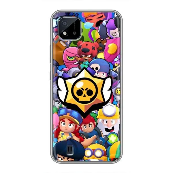 Чехол с принтом «Лого Brawl Stars» для Realme C11 (2021) / C20 Чехол с принтом «Лого Brawl Stars» для Realme C11 (2021) / C20
