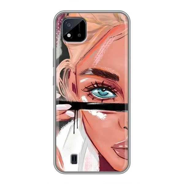 Чехол с принтом «Макияж» для Realme C11 (2021) / C20