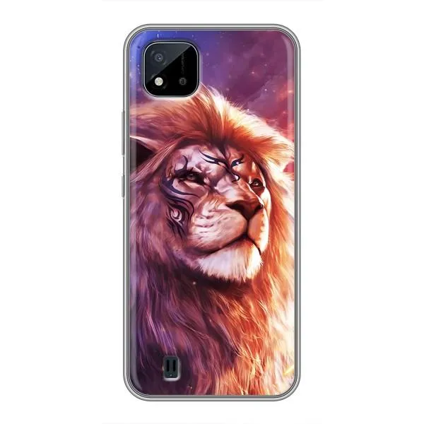 Чехол с принтом «Красочный Лев» для Realme C11 (2021) / C20
