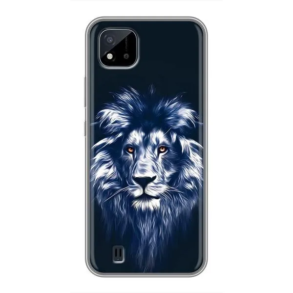 Чехол с принтом «Синий Лев» для Realme C11 (2021) / C20