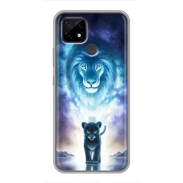 Чехол с принтом «Маленький лев» для Realme C21 Чехол с принтом «Маленький лев» для Realme C21