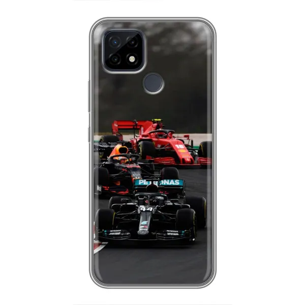 Чехол с принтом «Гонка Формула 1» для Realme C21 Чехол с принтом «Гонка Формула 1» для Realme C21