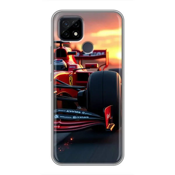 Чехол с принтом «Макларен на закате» для Realme C21 Чехол с принтом «Макларен на закате» для Realme C21