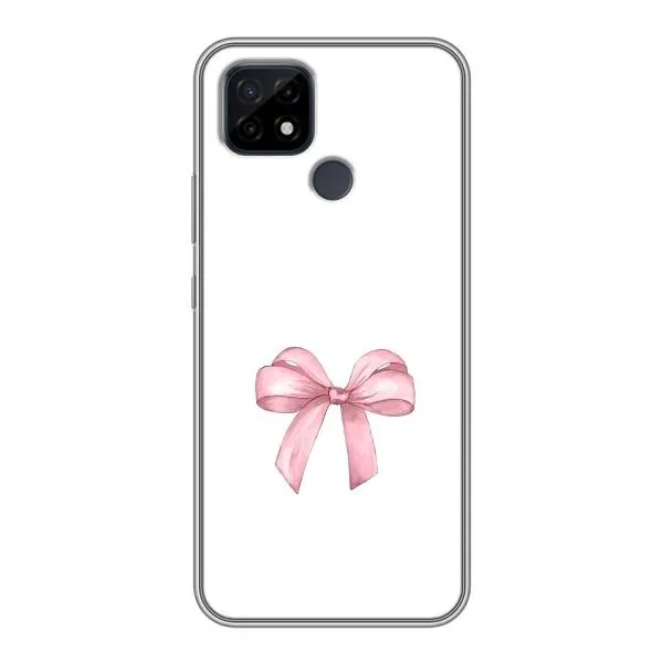 Чехол с принтом «Бант дизайн» для Realme C21