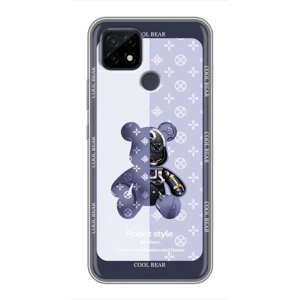 Чехол с принтом «Медвежонок LV» для Realme C21