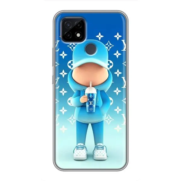 Чехол с принтом «Парень LV» для Realme C21