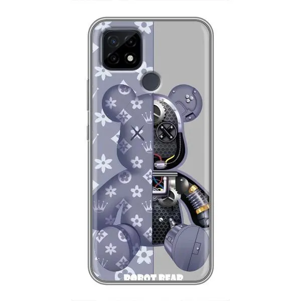 Чехол с принтом «Робот Мишка» для Realme C21