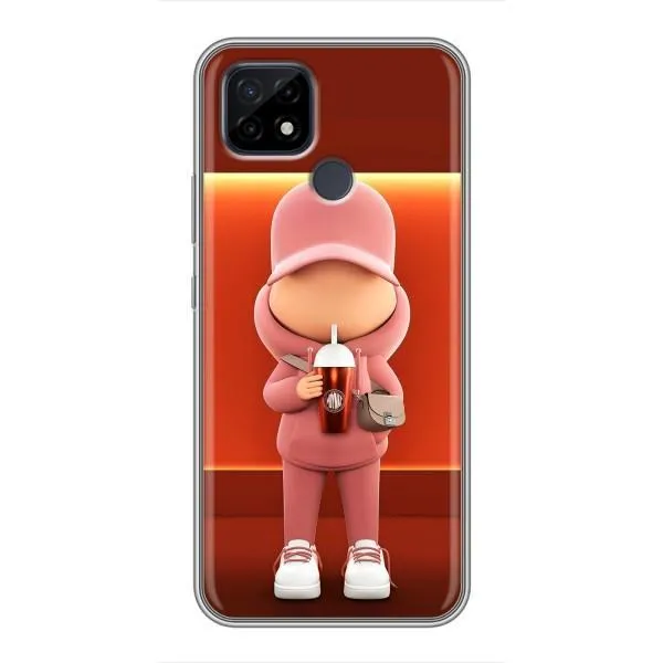 Чехол с принтом «С Кофе» для Realme C21