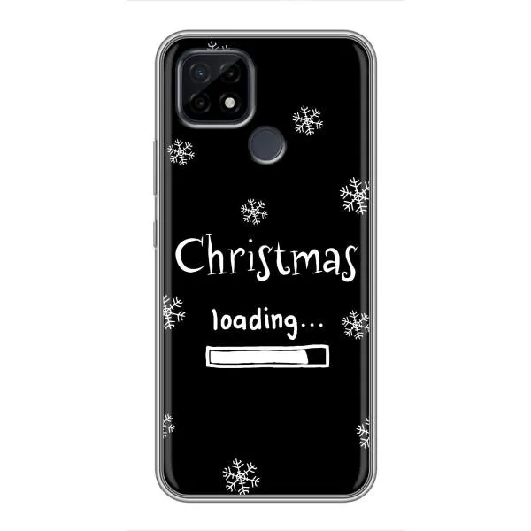 Чехол с принтом «Christmas loading» для Realme C21 Чехол с принтом «Christmas loading» для Realme C21