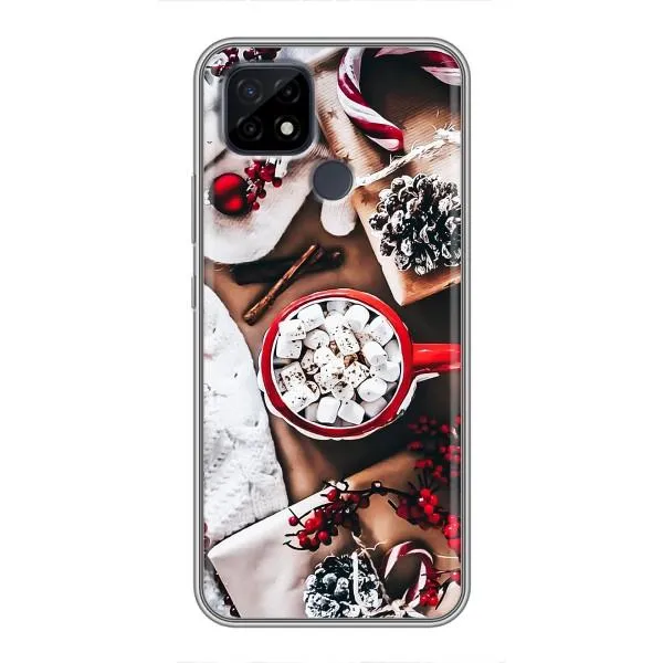 Чехол с принтом «Рождественская атмосфера» для Realme C21 Чехол с принтом «Рождественская атмосфера» для Realme C21