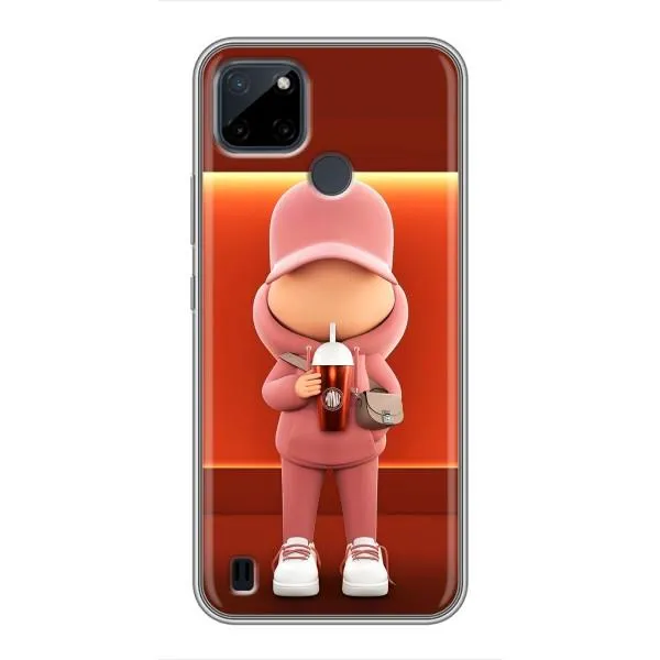 Чохол з принтом «З Кавою» для Realme C21Y