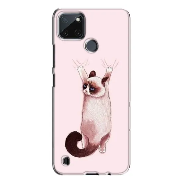 Чехол с принтом «Котик падает» для Realme C21Y Чехол с принтом «Котик падает» для Realme C21Y