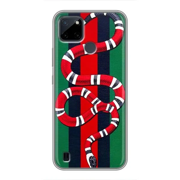Чехол с принтом «Gucci змия» для Realme C25Y Чехол с принтом «Gucci змия» для Realme C25Y