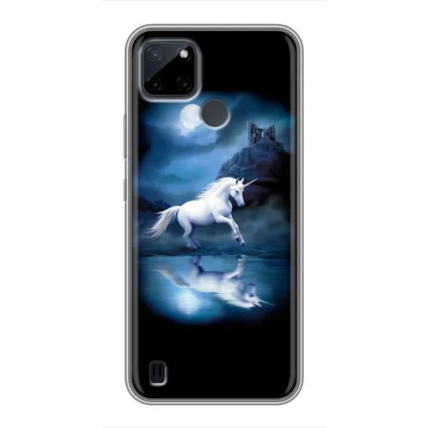 Чехол с принтом «Единорог» для Realme C25Y