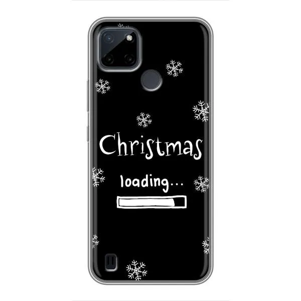 Чехол с принтом «Christmas loading» для Realme C25Y Чехол с принтом «Christmas loading» для Realme C25Y