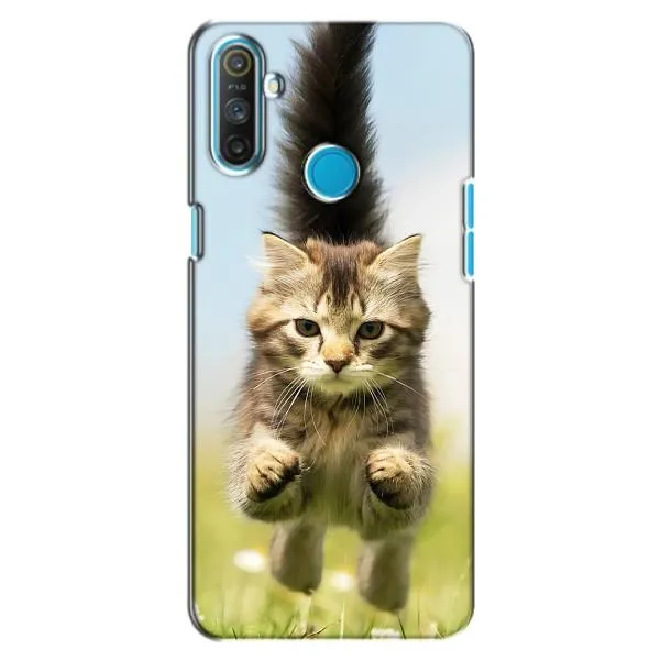 Чехол с принтом «Прыжок кота» для Realme C3
