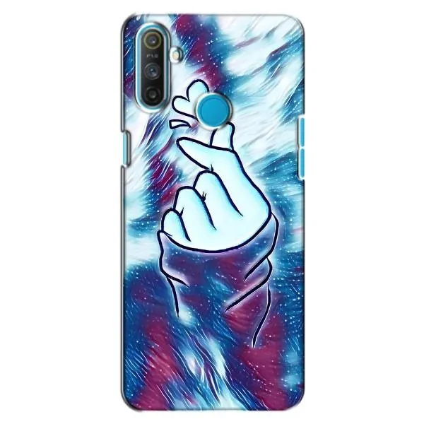 Чехол с принтом «Радужное сердце» для Realme C3
