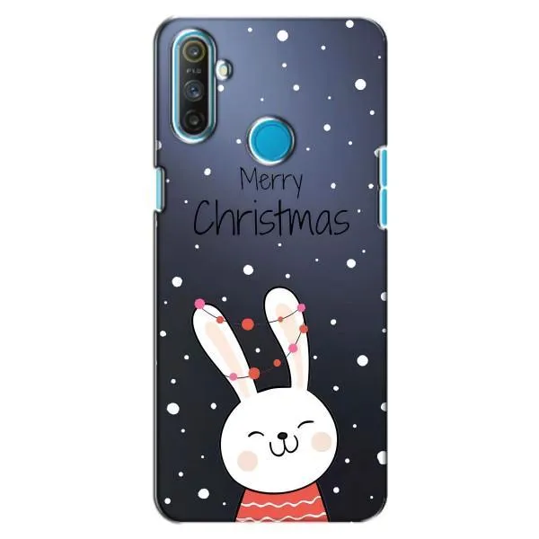 Чехол с принтом «Рождественский заяц» для Realme C3