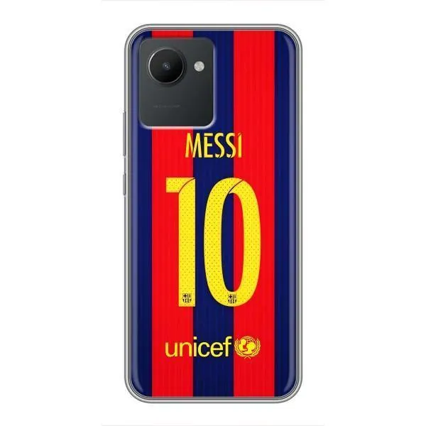 Чехол с принтом «Messi Barca 10» для Realme C30
