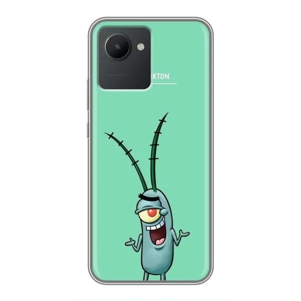 Чехол с принтом «Персонаж Планктон» для Realme C30 Чехол с принтом «Персонаж Планктон» для Realme C30