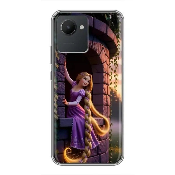 Чехол с принтом «Рапунцель на башне» для Realme C30