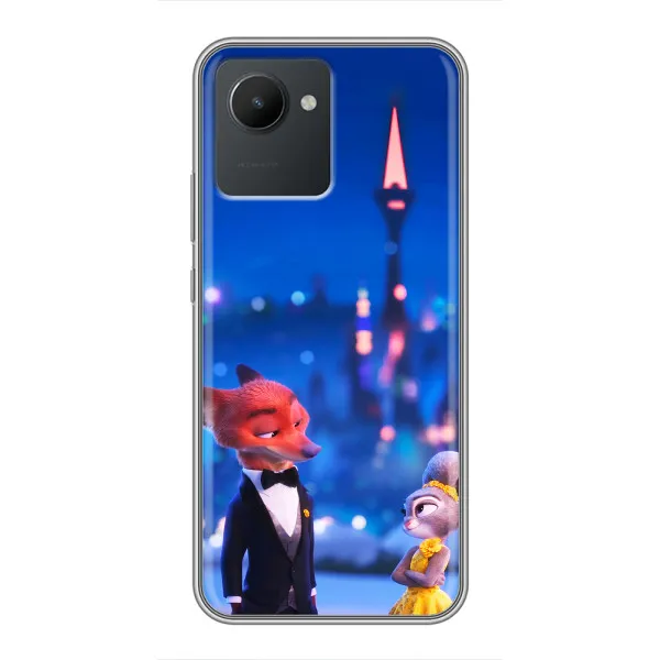 Чехол с принтом «Романтический вечер Зверополис» для Realme C30 Чехол с принтом «Романтический вечер Зверополис» для Realme C30