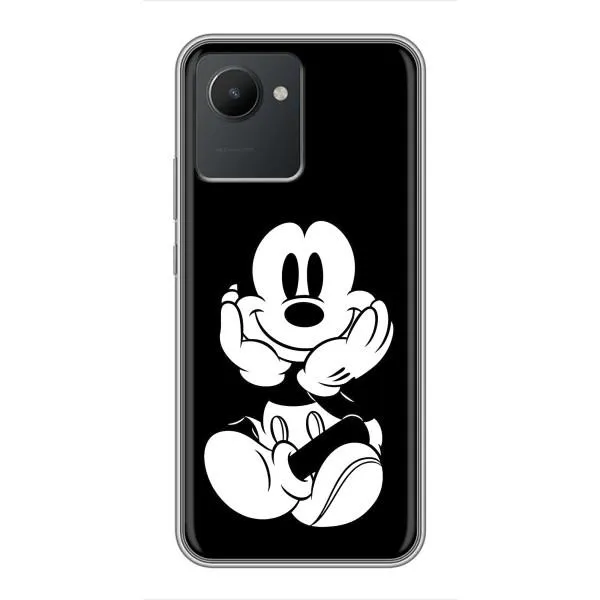 Чехол с принтом «Микки на черном» для Realme C30 Чехол с принтом «Микки на черном» для Realme C30
