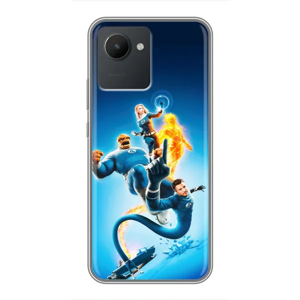 Чехол с принтом «Герои Фантастическая Четверка» для Realme C30