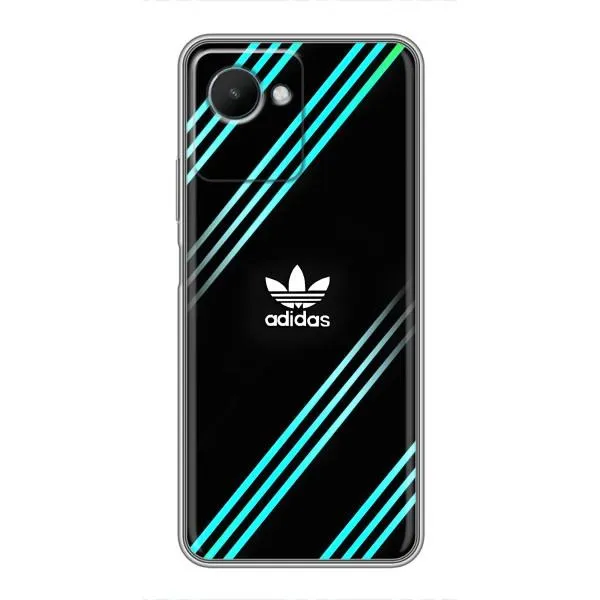 Чехол с принтом «Адидас с полосами» для Realme C30s Чехол с принтом «Адидас с полосами» для Realme C30s