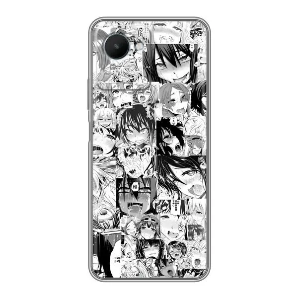 Чехол с принтом «Ahegao manga» для Realme C30s