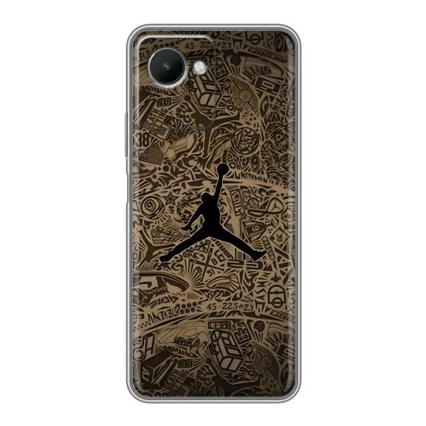 Чехол с принтом «Logo Jordan» для Realme C30s Чехол с принтом «Logo Jordan» для Realme C30s