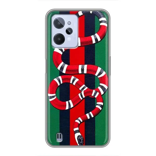 Чехол с принтом «Gucci змия» для Realme C31 Чехол с принтом «Gucci змия» для Realme C31